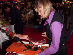 Mª Dolores Domínguez, en un momento del concurso