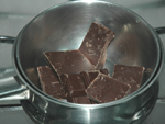 El chocolate a calentar