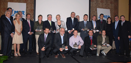 Los premiados por AMER este año