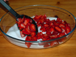 Una tanda de fresas