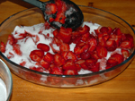 Una tanda de fresas