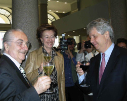 Letizia Moratti y Stéphane Lissner