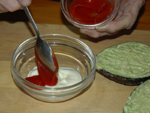 ...+ ketchup...