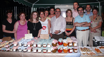 Con las mujeres de La despensa de Cazorla