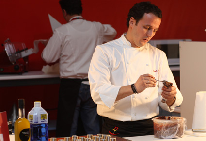 Carlos Valentí, durante el concurso