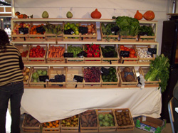 Stand de frutas y verduras