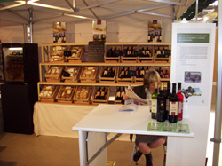Stand de vinos ecológicos