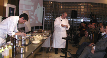 Santi Santamaría en los V Talleres de Gastronomía de Huesca