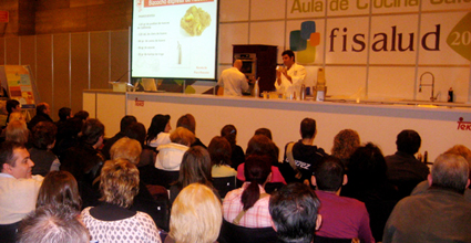 Paco Roncero, durante su intervención en Fisalud08