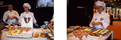 Exhibición de cocina y productos típicos de Murcia