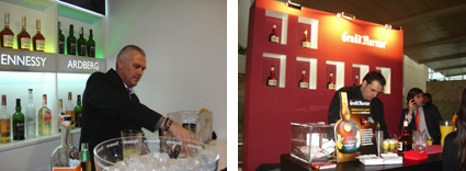 Pudimos degustar combinaciones de Moët Hennessy y Grand Marnier