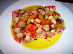 Carpaccio de cigala