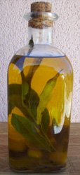 Aceite aromatizado al laurel