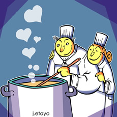 Ilustración de J. Etayo realizada para Afuegolento