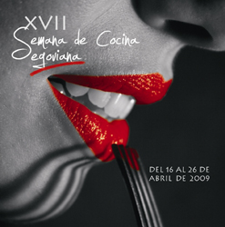 Cartel de la Semana de Cocina Segoviana