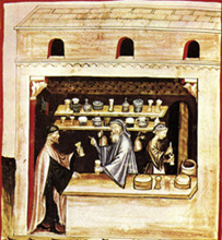 Boticario medieval, de 