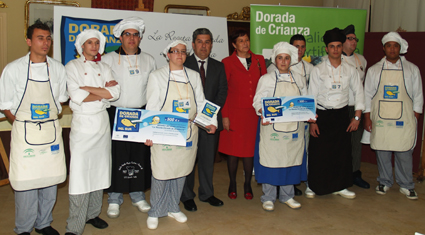 Las ganadoras con el resto de participantes