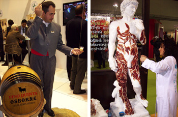 Los espacios del vino de Jerez y del jamón