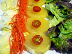 Ensalada de lechuga y patata