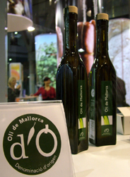 Botellas de aceite de Mallorca