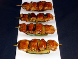 Yakitori de pollo