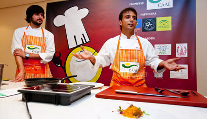 Leopoldo Núñez y Kisko García, en el I Foro de Restauración Ecológica