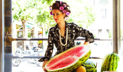 Concurso de sandías. Fotografía: Luis de las Alas. Estilismo: Vanessa Guiscafré