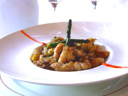 Mollejas y trigueros