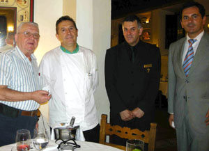 Matteo Gaffoglio, Julián Martín, Pedro Rodríguez y José Valdearcos