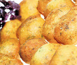 Buñuelos de bacalao: