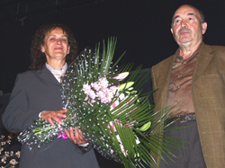 El reputado cocinero Fermín Salinero, en un homenaje