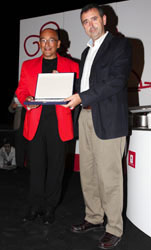 Simon Benisty recogió el premio de Food&Sun
