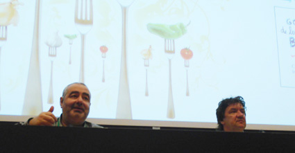 Santi Santamaría, en su conferencia inagural en Palma de Mallorca. Foto: CdM