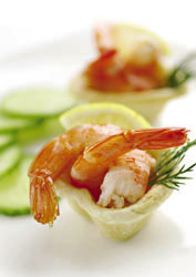 Tapa de gambas