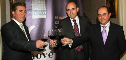 Miguel Ángel Lacámara, Enrique Chueca y Javier Vela. Foto: Almozara