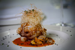 Rape al pan frito con aroma de amontillado