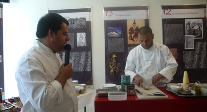 Demostración de cocina española en directo