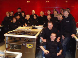 Chefs españoles en la Escuela Hattori