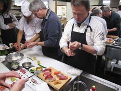 Aprendiendo a hacer sushi en Japón