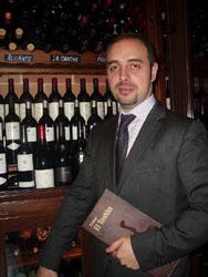 Roberto Buonaiuto, sumiller premiado en 2009