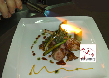 Carré de cordero nacional (Restaurante Belvedere)