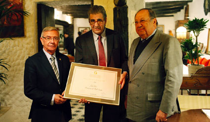 Rafael Anson, Juli Soler y Georges Husni