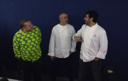 Alberto Chicote, Juan Pablo Felipe y Paco Roncero, en la presentación. Foto: Quique Rodríguez