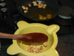 Al mortero las almendras