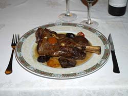 Platos con carne de cerdo