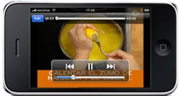 Recetas de Canal Cocina en Iphone