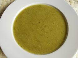 Crema de berros
