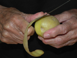 Se pelan las patatas