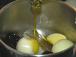 Un chorro de aceite