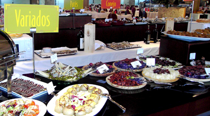 Platos con cocina de caza en el Hotel Santemar